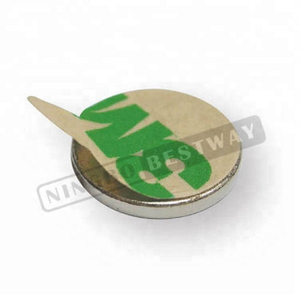 Disc Neodymium Magnet with 3M adhesive