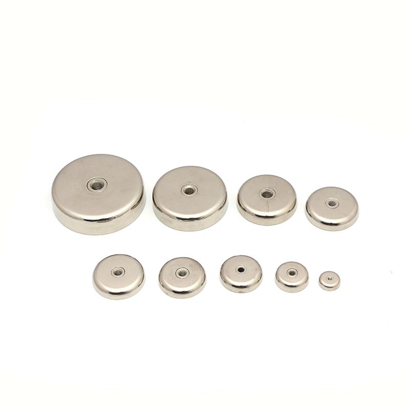 High Grade Internalthread-metricthread Neodymium pot magnet