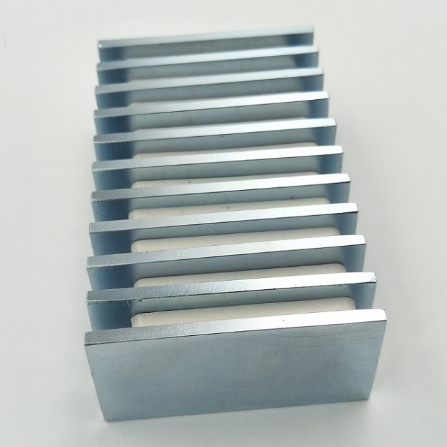 Rectangular Magnets Zinc-Plated NdFeB N48SH