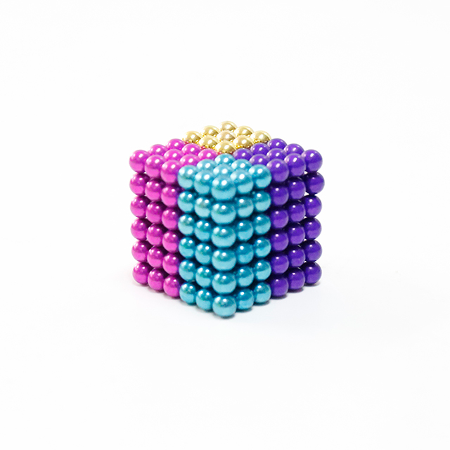 Multicolorful D5mm 216 Pcs Magnetic Ball