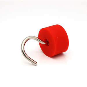 Neodymium Hook magnet rubber coated