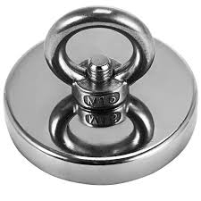 Cheap Factory supply NdFeB fishing magnet with screw SS hook in stock