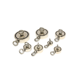 wholesales Two flanks Neodymium fishing magnet with SS hook