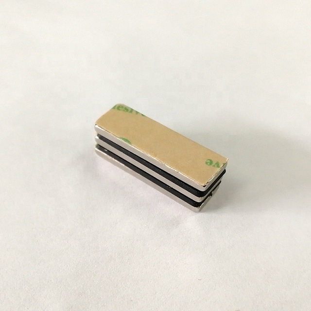 Block Neodymium Magnet with 3M adhesive
